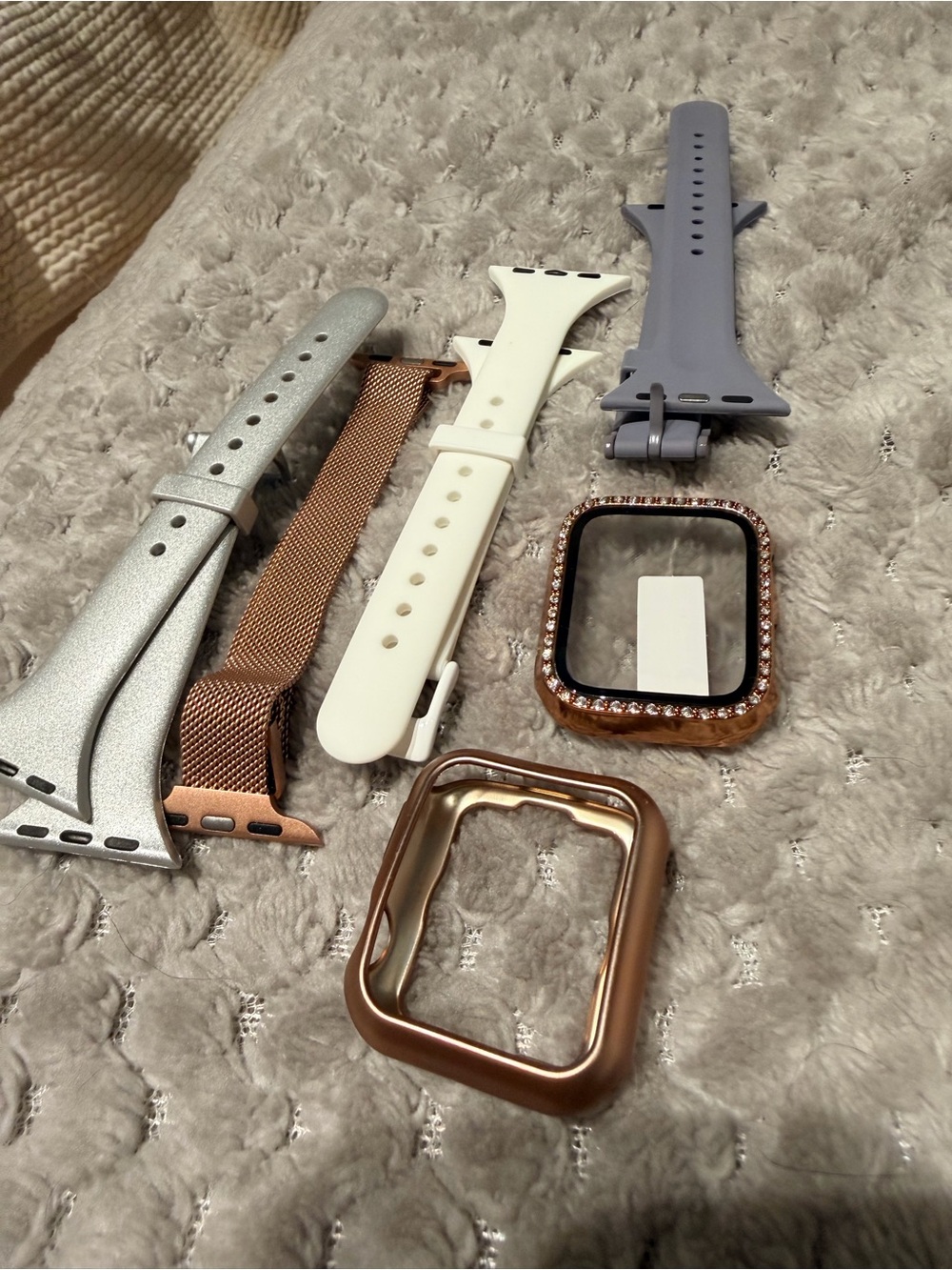 Apple Watch bands and face cover bundle